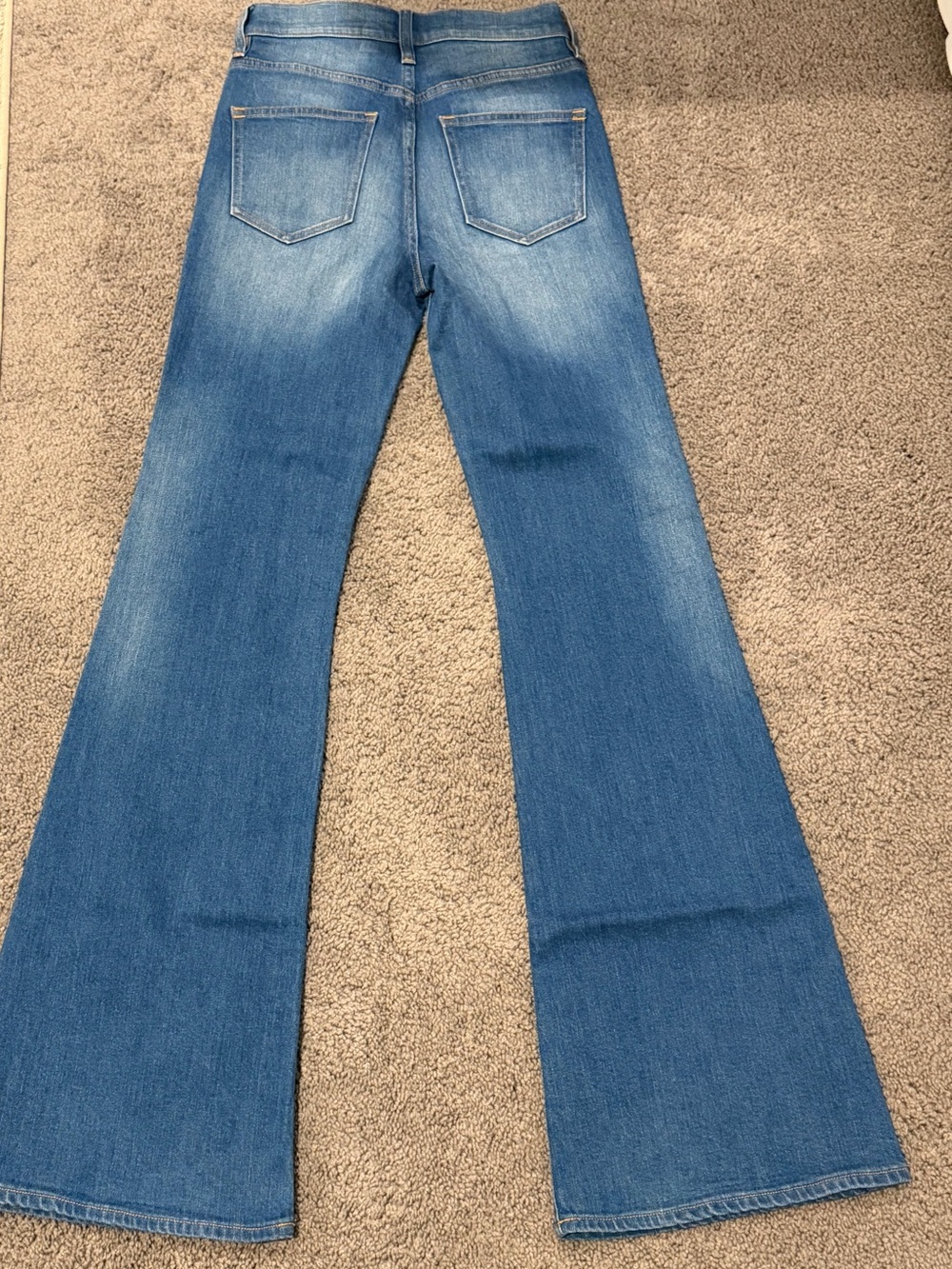 Madewell Light Blue High-Rise Flare Jeans Size 25 - Picture 3 of 6